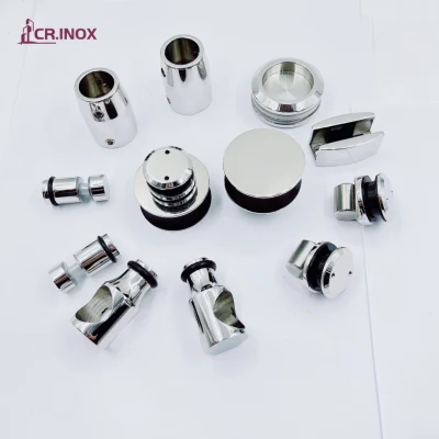 Stainless Steel Hanging Wheel Interior Door Hardware for Bathroom Glass Door